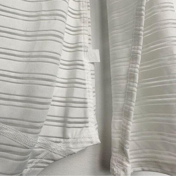Lululemon Tie Your Practice Long Sleeve Top In White - Picture 9 of 13